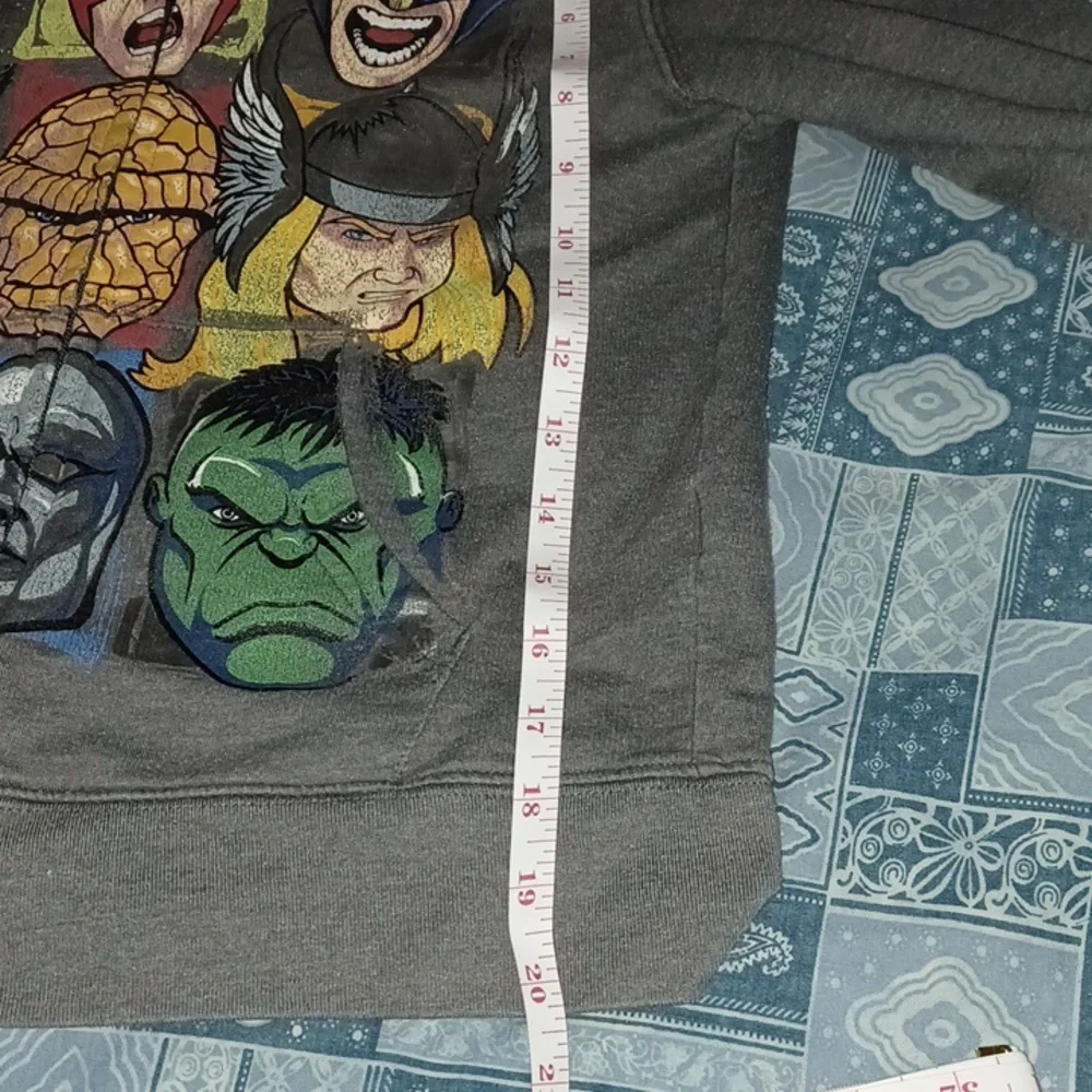 Marvel Avengers Superheroes Hoodie Jacket For Kids Size 8
